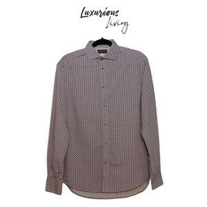 Thomas Dean Performance Long Sleeve Shirt